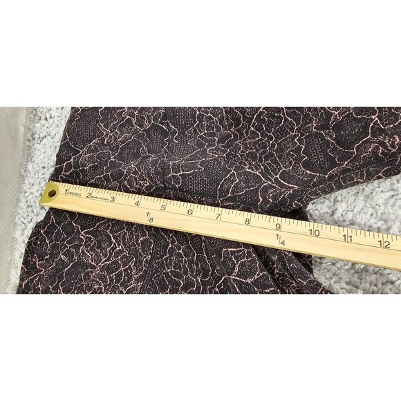 Lululemon Womens Align Leggings Full Length Pocket Lacescape Black Yoga Size 2 - Picture 11 of 13